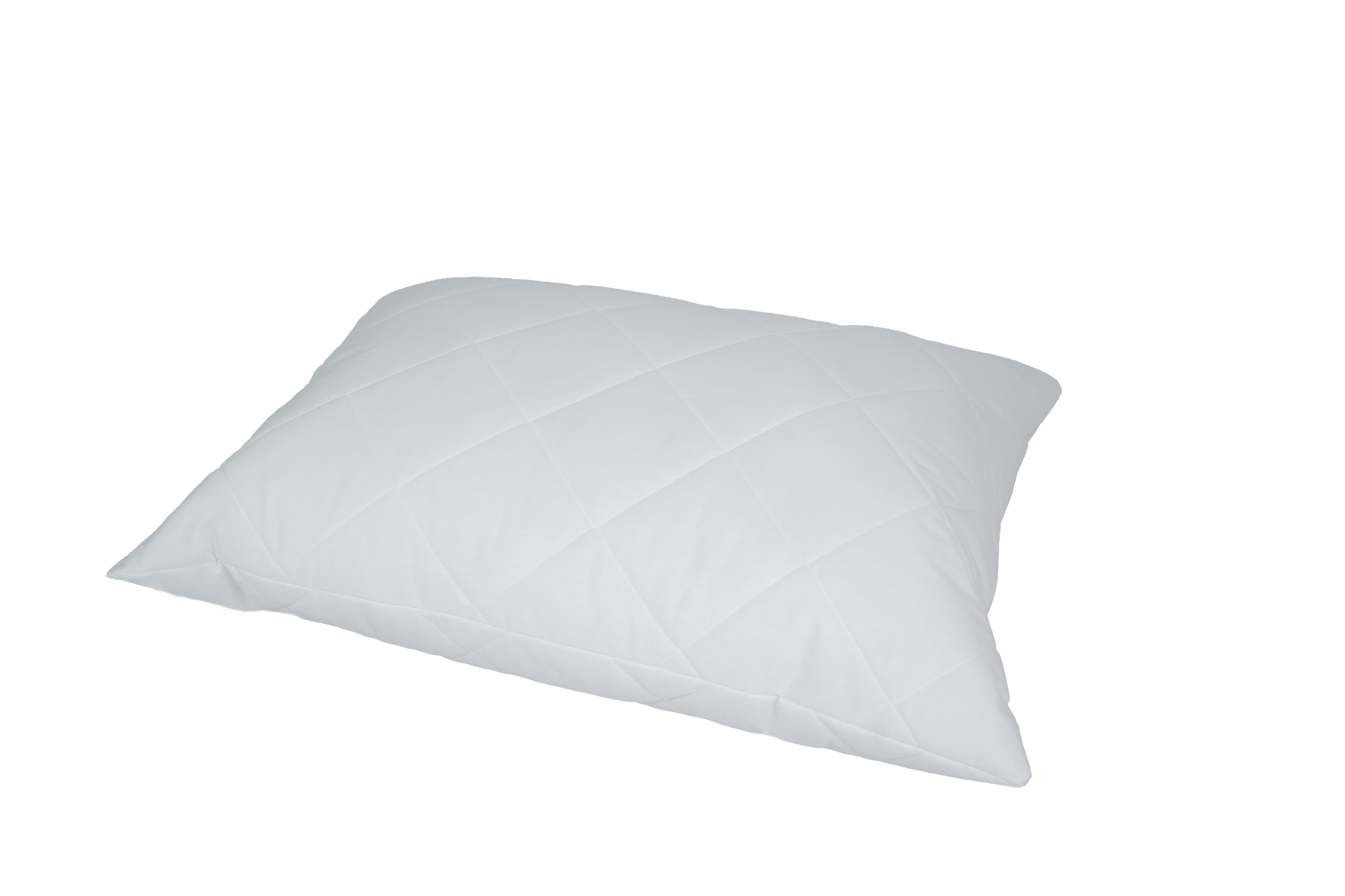 фото Подушка стеганая vildlin белая 50х70 см