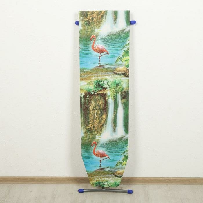 Доска гладильная Nika "Лина. Эконом", 106,5х29 см, два положения высоты 70,80 см, рисунок микс - фотография № 10