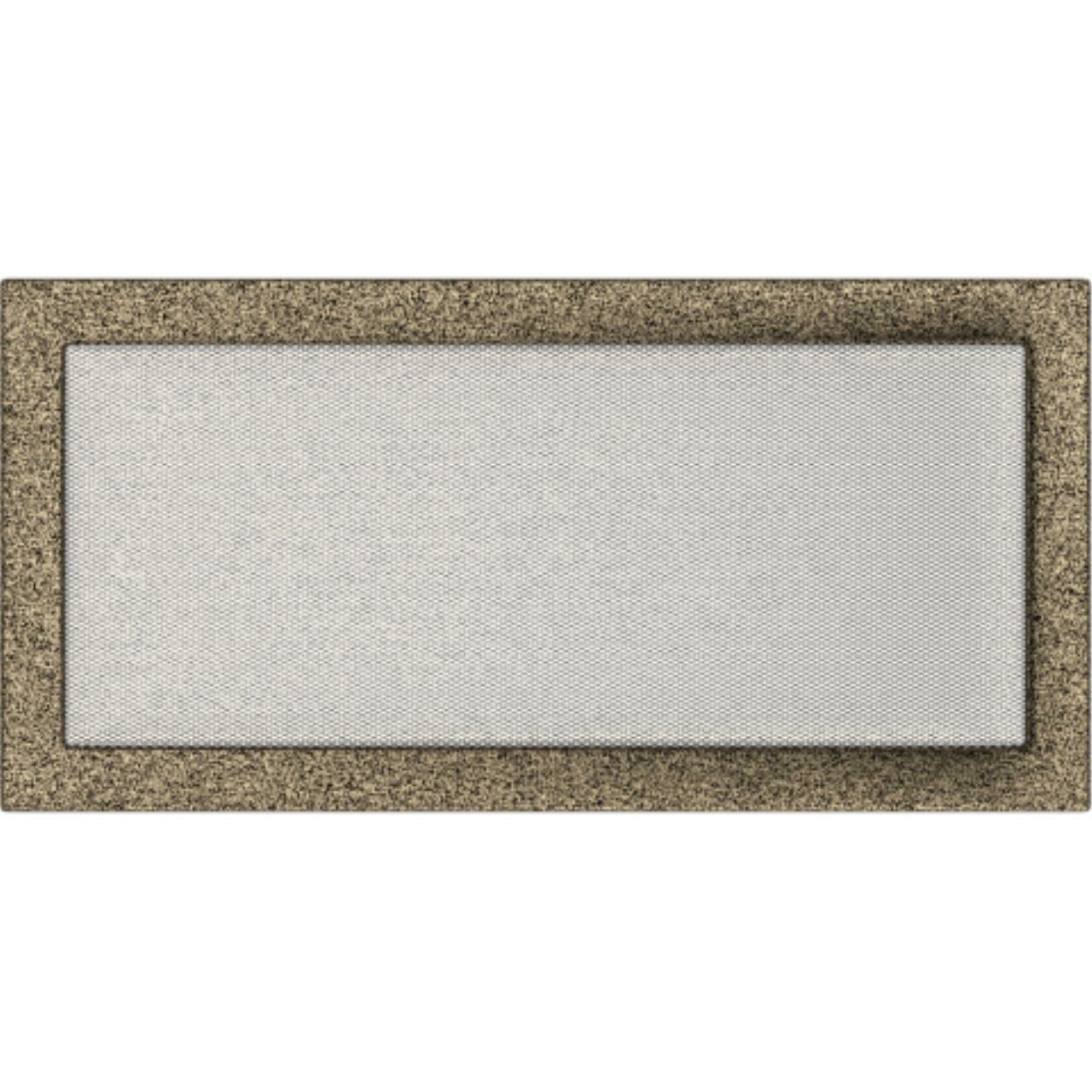 Вентиляционная решетка Черная Золото (22x45) 22 45CZ