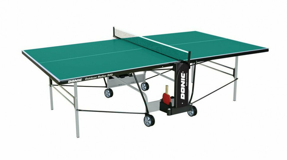 Теннисные столы Donic Всепогодный теннисный стол Donic Outdoor Roller 800 зеленый