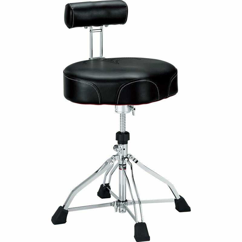 TAMA HT741B стул для барабанщика 1ST CHAIR ERGO-RIDER мото-седло (винтовой) со спинкой