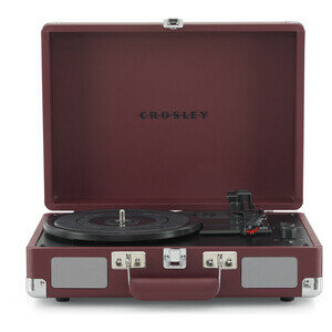   CROSLEY CRUISER PLUS [CR8005F-BU4] Burgundy c  Bluetooth