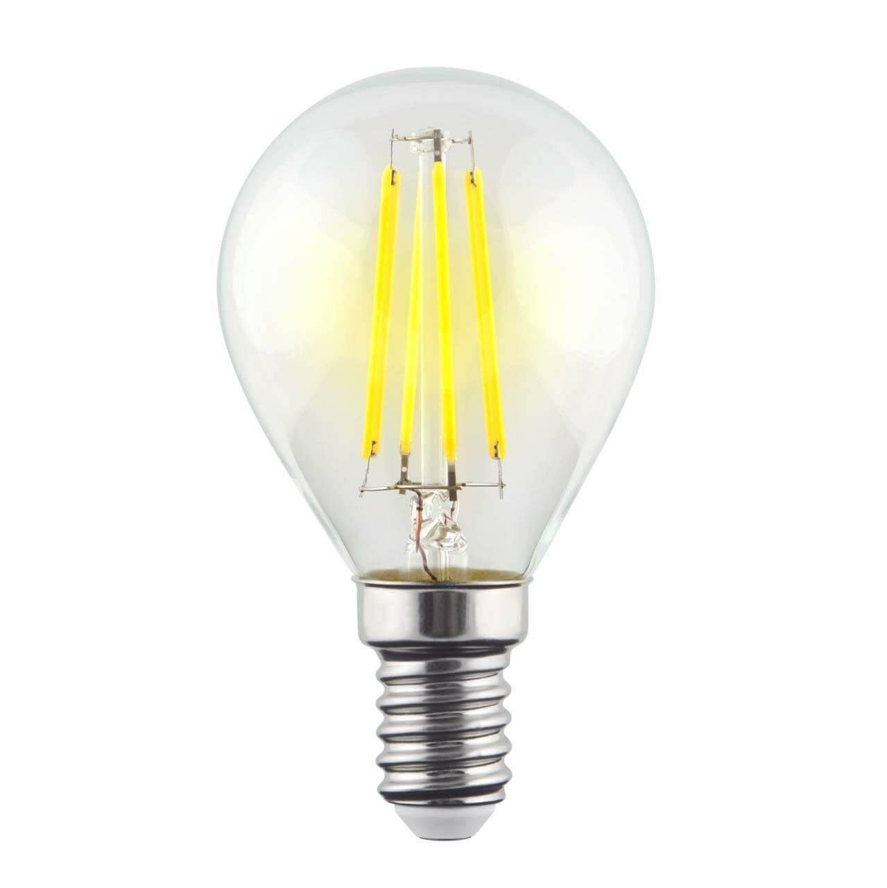 VOLTEGA Лампа светодиодная Voltega E14 6,5W 2800K прозрачная VG10-G45E14warm9W-F 7136