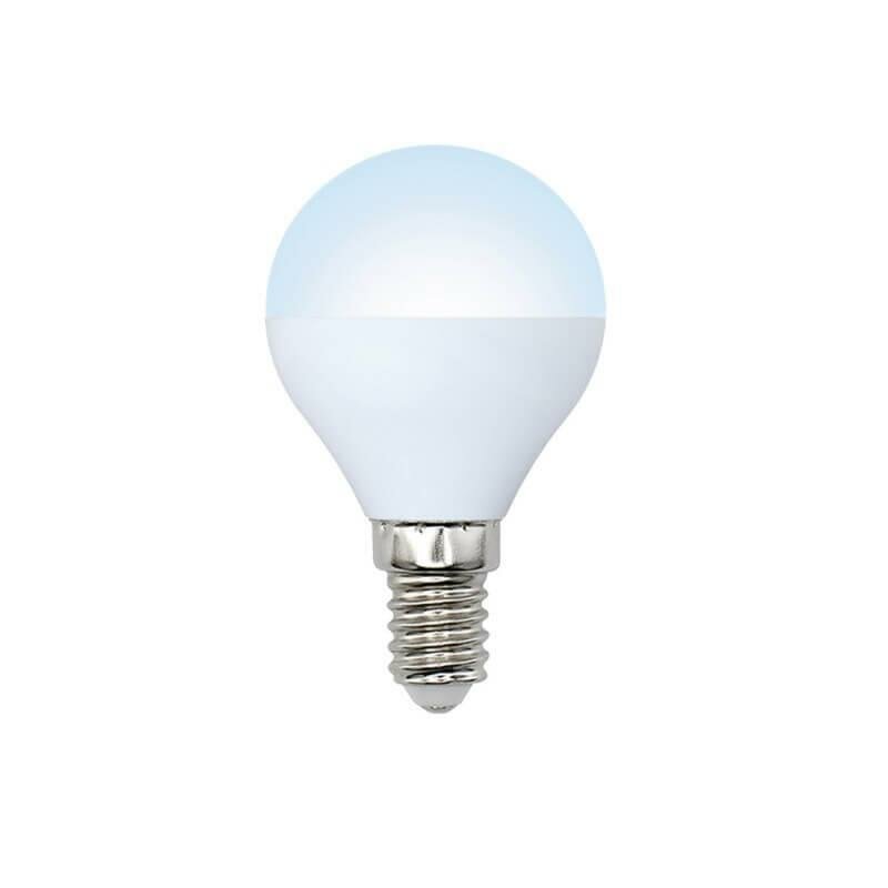 Volpe Лампа светодиодная (UL-00003824) E14 9W 6500K матовая LED-G45-9W/DW/E14/FR/NR