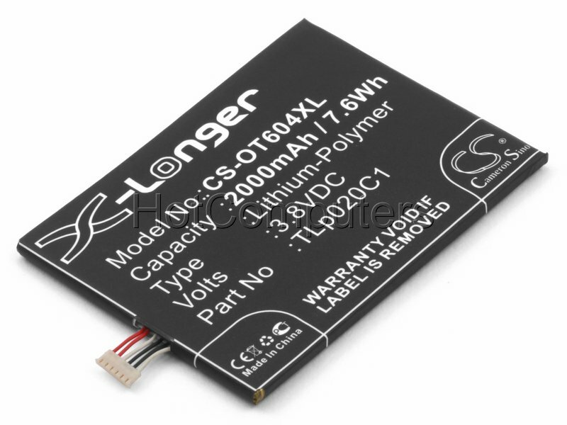 Аккумуляторная батарея для Alcatel One Touch 6037Y, 6040D (TLp020C2)