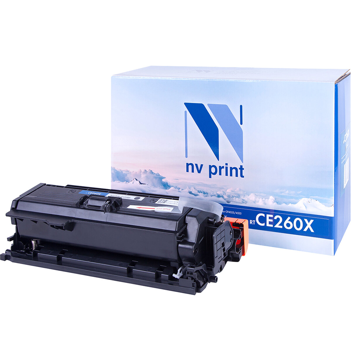 Совместимый картридж NV Print NV-CE260X Black (NV-CE260XBk) для HP LaserJet Color CP4025n, CP4025dn, CP4525n, CP4525dn, CP4525xn