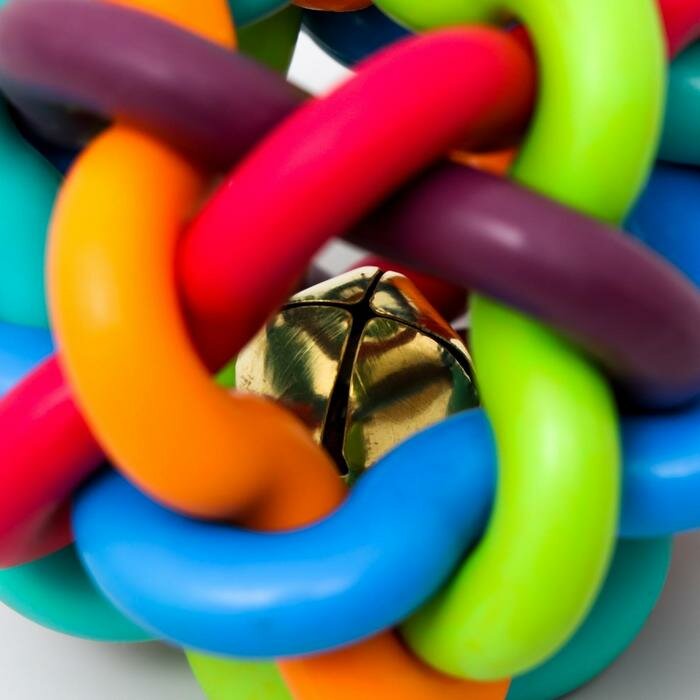 Пижон Мяч "Большая молекула", 10 см, микс цветов - фотография № 3