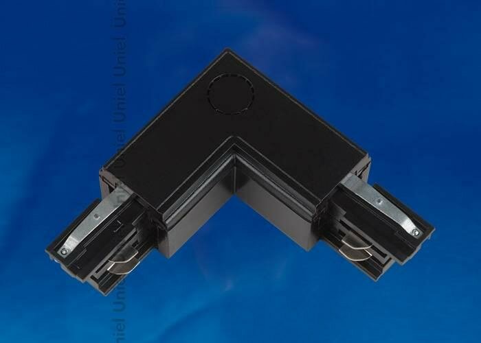 Угловой соединитель Uniel UBX-A22 Black 1 Polybag