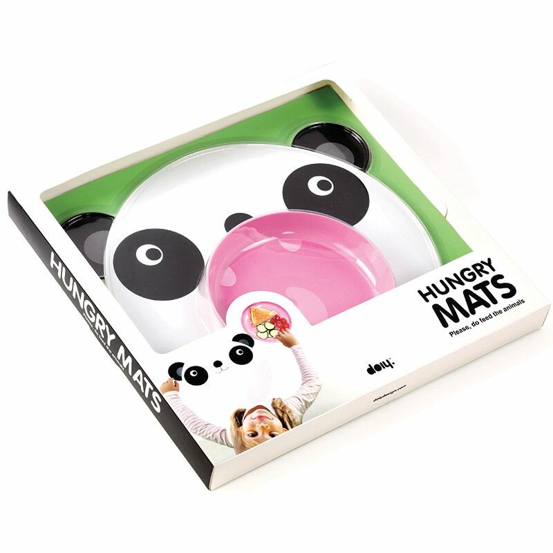 Коврик и миска Doiy Design Hungry Mats panda - фотография № 5