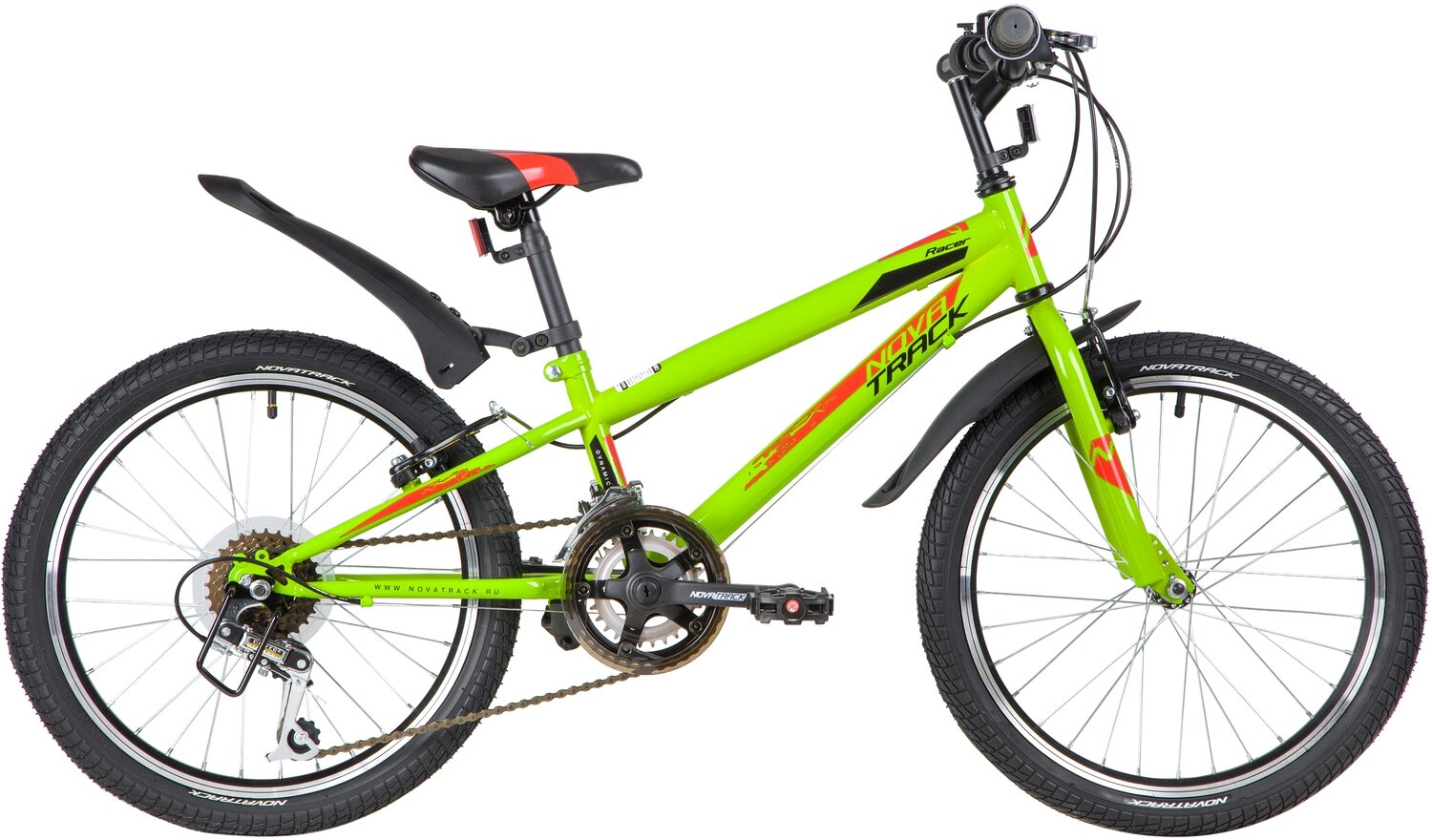 Подростковый горный (MTB) велосипед Novatrack Racer 20 12-spd (2020) Зеленый