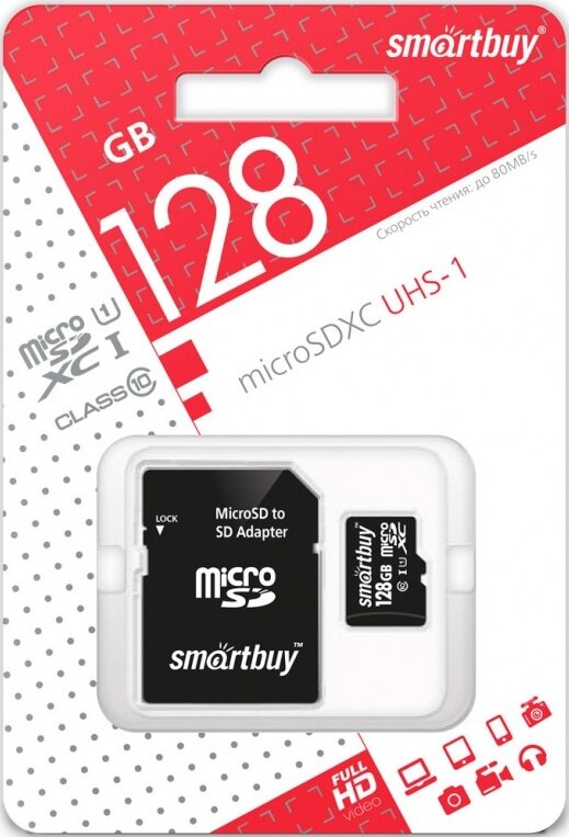 Smartbuy microSDXC 128GB SB128GBSDCL10-01