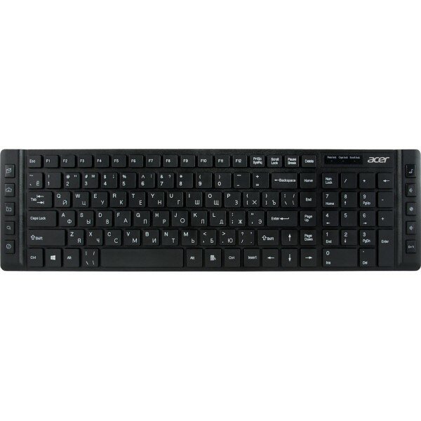 Клавиатура Acer OKW010 (ZL.KBDEE.002) Keyboard USB slim Multimedia black