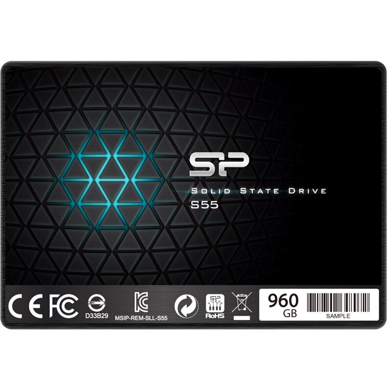 SSD диск SILICON POWER 2.5" Slim S55 960 Гб SATA III TLC SP960GBSS3S55S25