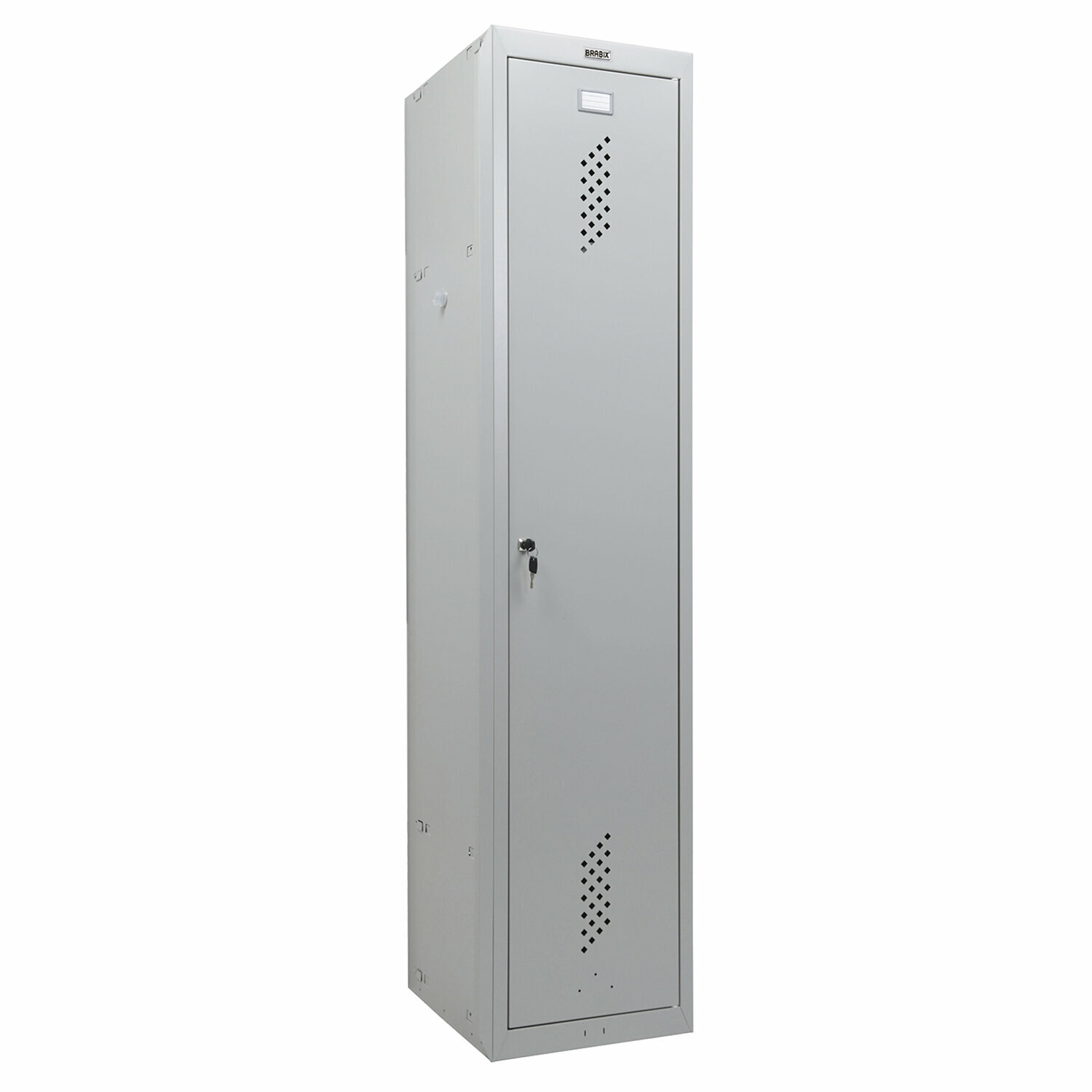 Шкаф металлический для одежды BRABIX "LK 11-40", усиленный, 1 секция, 1830х400х500 мм, 20 кг, 291130, S230BR403102 - фотография № 2