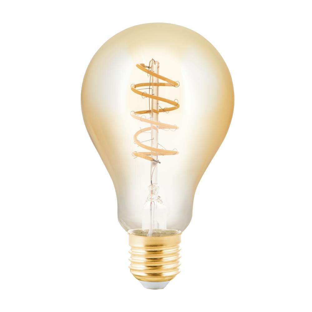 11875 Лампа светодиод А75, 1х4W(E27), 245lm, 2200K, янтарный, стекло