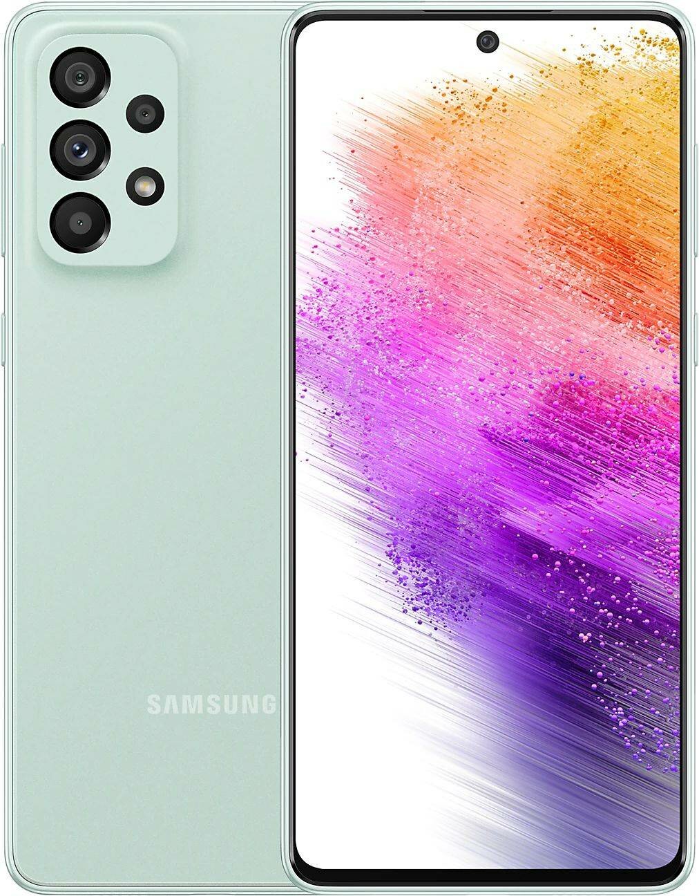 Смартфон Samsung Galaxy A73 SM-A736B 256ГБ, светло-зеленый (sm-a736blghskz)