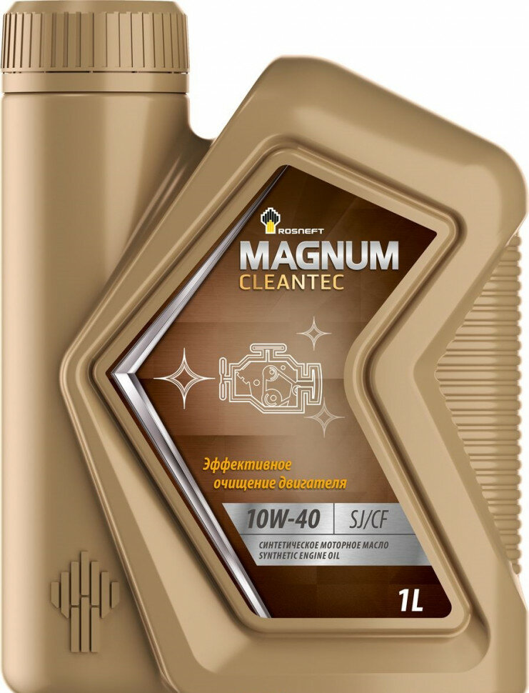 Rosneft Magnum Cleantec 10W-40 1л. Масло моторное