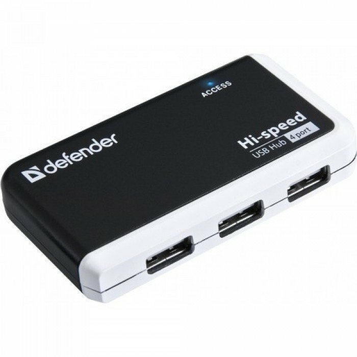 Разветвитель Defender Quadro Infix USB2.0, 4порта