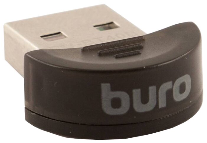Адаптер USB Buro BU-BT40B Bluetooth 4.0+EDR class 1.5 20м черный - фото №1