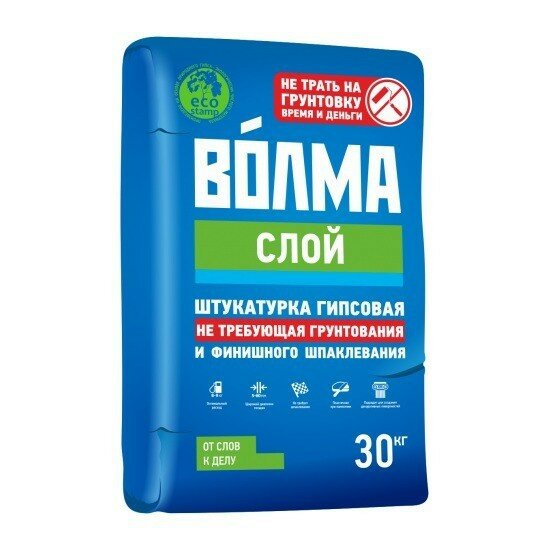 Волма Штукатурка гипсовая (Волма) Слой 30кг