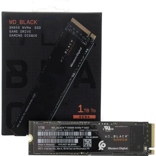 SSD Western digital Black SN850 1 Тб WDS100T1X0E