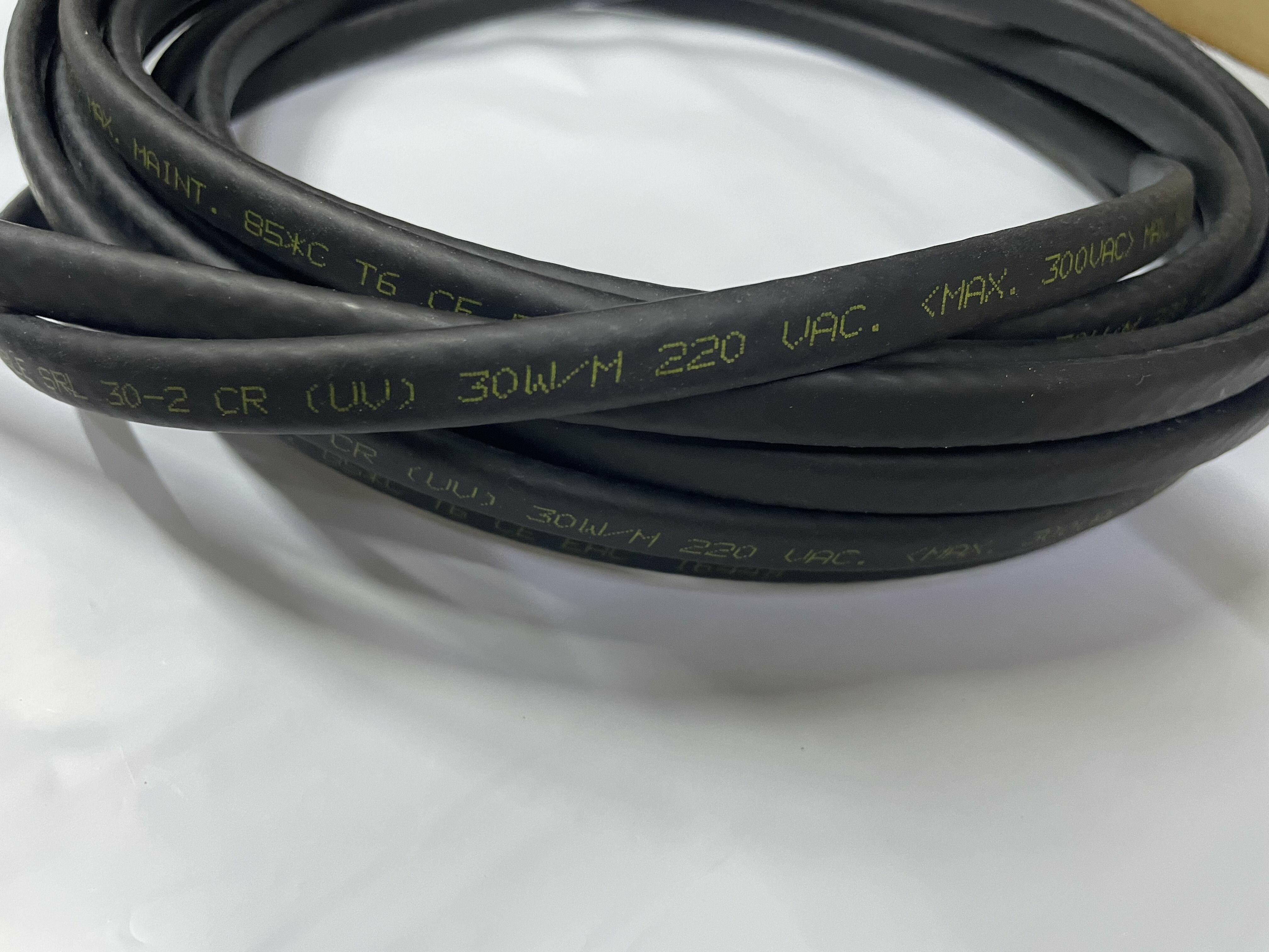 Саморегулирующийся греющий кабель экранированный 30 SRL-2CR - фотография № 4