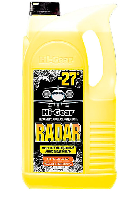 Hg5688_жидкость Стеклоомывающая! Hi-Gear Radar -27°c, 4л Hi-Gear арт. HG5688