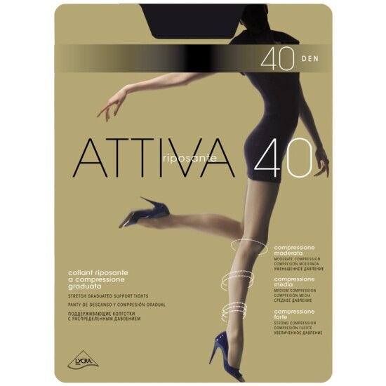 Колготки OMSA Attiva 40, цвет телесный (Daino), размер 3