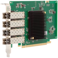 Сетевой адаптер Emulex LPe31004-M6 Gen 6 (16GFC), 4-port, 16Gb/s, PCIe Gen3, Upgradable to 32GFC