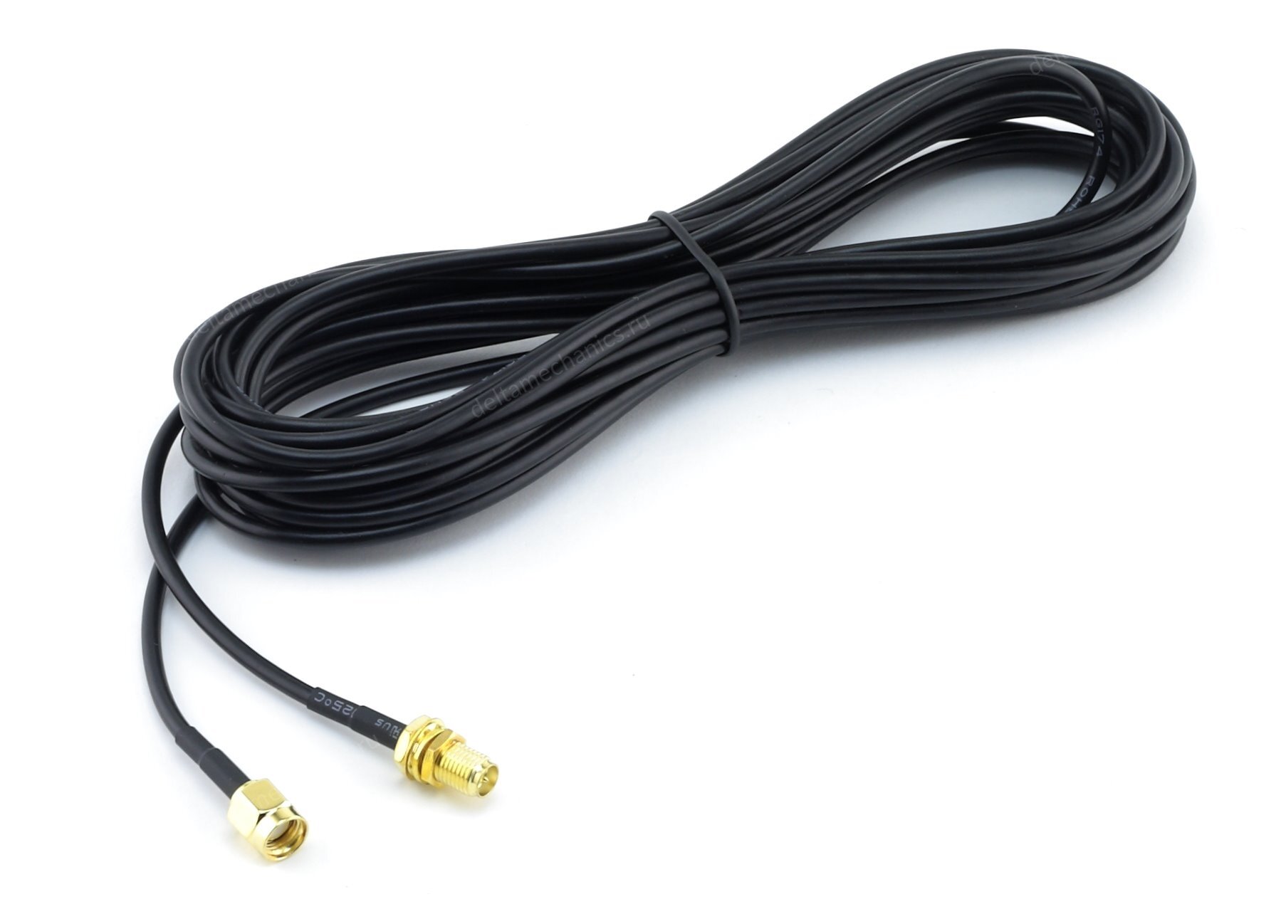 Антенный кабель RG-174 6м RP-SMA-m to RP-SMA-f