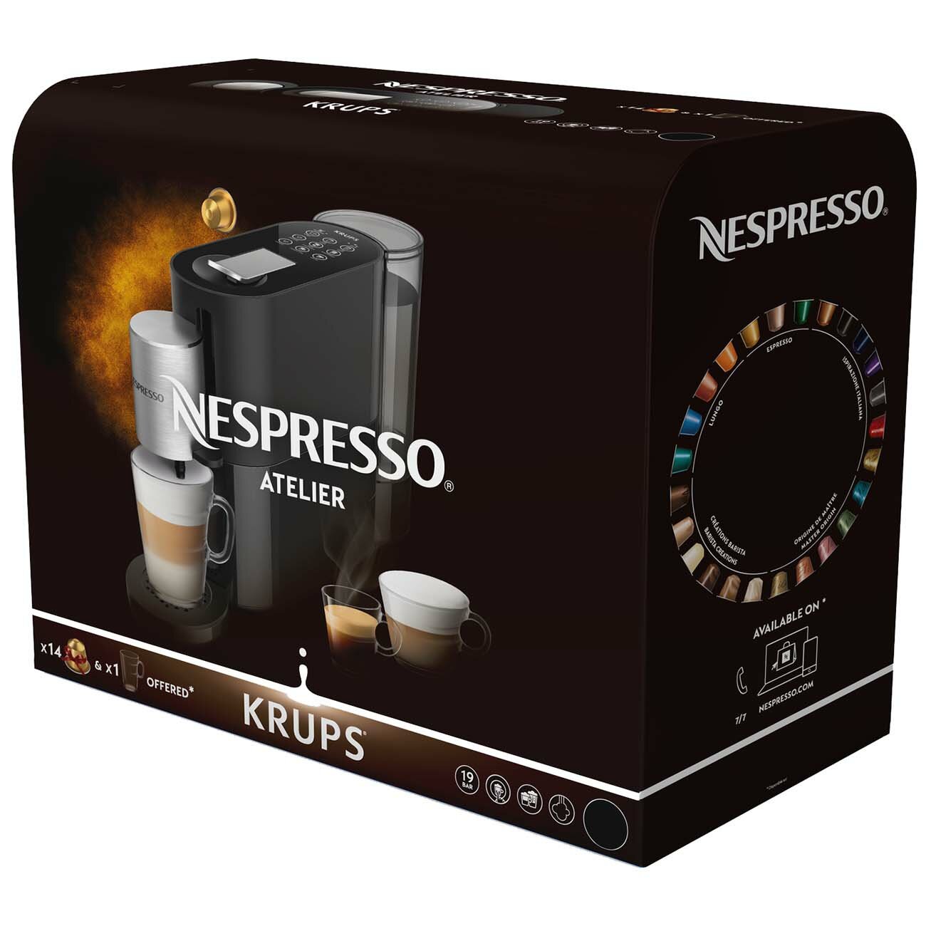 Кофемашина капсульного типа Krups Nespresso XN890810 - фотография № 3
