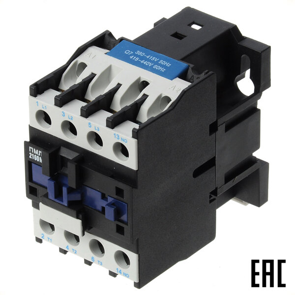 фото Пускатель магнитный ПМЛ 2160М 380В 25А 1з IP20 без реле Электротехник