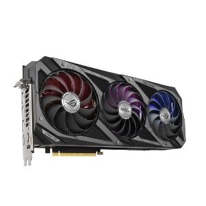 Видеокарта Asus PCI-E 4.0 ROG-STRIX-RTX3090-O24G-GAMING NVIDIA GeForce RTX 3090 24576Mb 384 GDDR6X 1860/19500 HDMIx2 DPx3 HDCP Ret