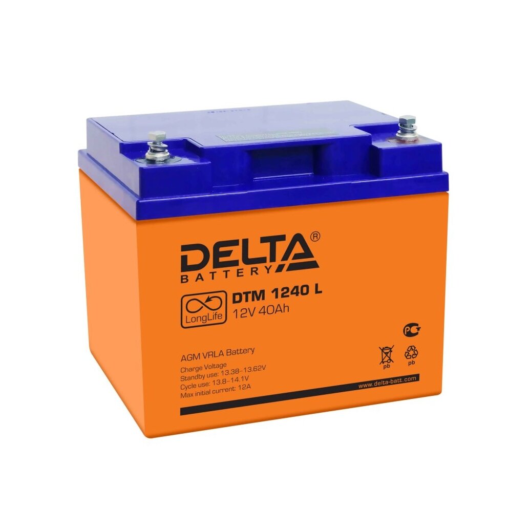 Аккумуляторная батарея DELTA DTM1240 L DELTA-DTM1240L