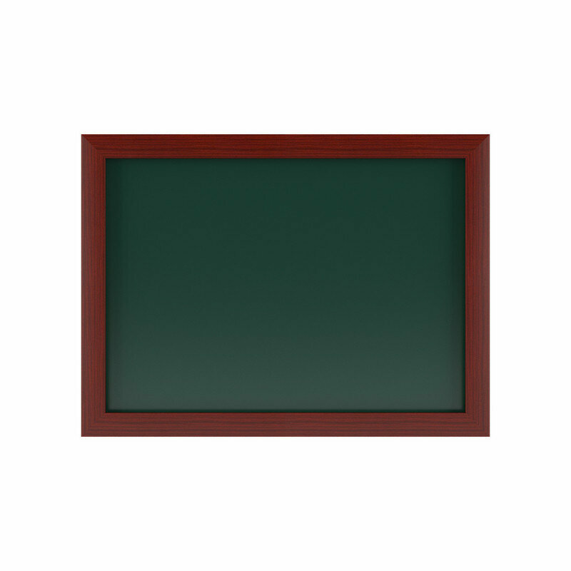 Доска магнитно-меловая настенная одноэлементная 500×700 мм лаковое покрытие зеленая