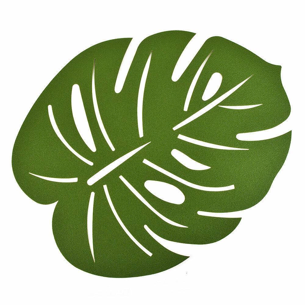 фото Салфетка сервировочная плейсмат Nouvelle "Зеленый лист", пвх