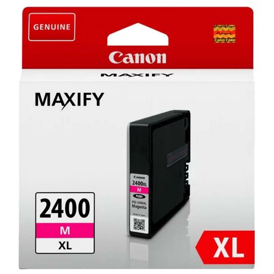 Картридж Canon PGI-2400M XL (9275B001) для Canon iB4040/МВ5040/5340, пурпурный