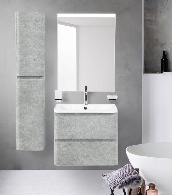 Тумба под раковину BelBagno ALBANO-600-2C-SO Cemento Verona Grigio