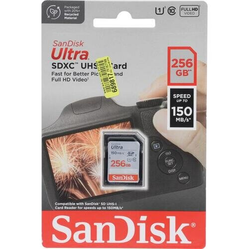 SD карта Sandisk Ultra SDSDUNC-256G-GN6IN