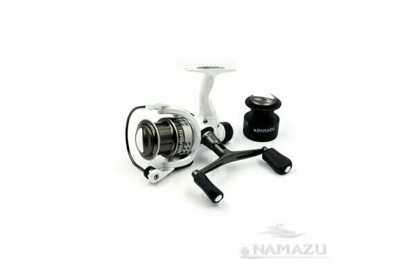 Катушка безынерционная Namazu White Fish WF3000 4+1BB + доп. шпуля