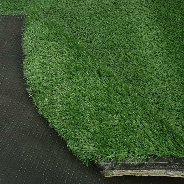 Greengo Газон искусственный, для спорта, ворс 50 мм, 2 × 5 м, с дренажными отверстиями, зелёный - фотография № 3