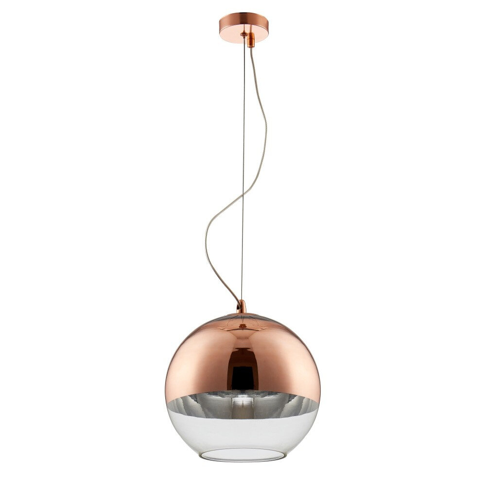 Подвесной светильник Crystal Lux WOODY SP1 D300 COPPER