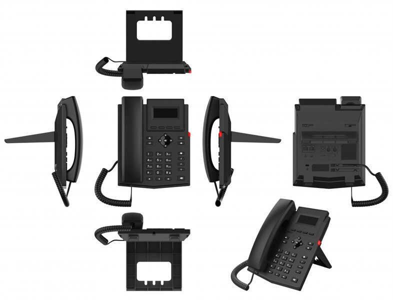 Fanvil X301P 2xEthernet 10/100 LCD 128x48 дисплей 23 6 Parties conference HD voice2 SIP Line Opus+IPV6 PSU POE