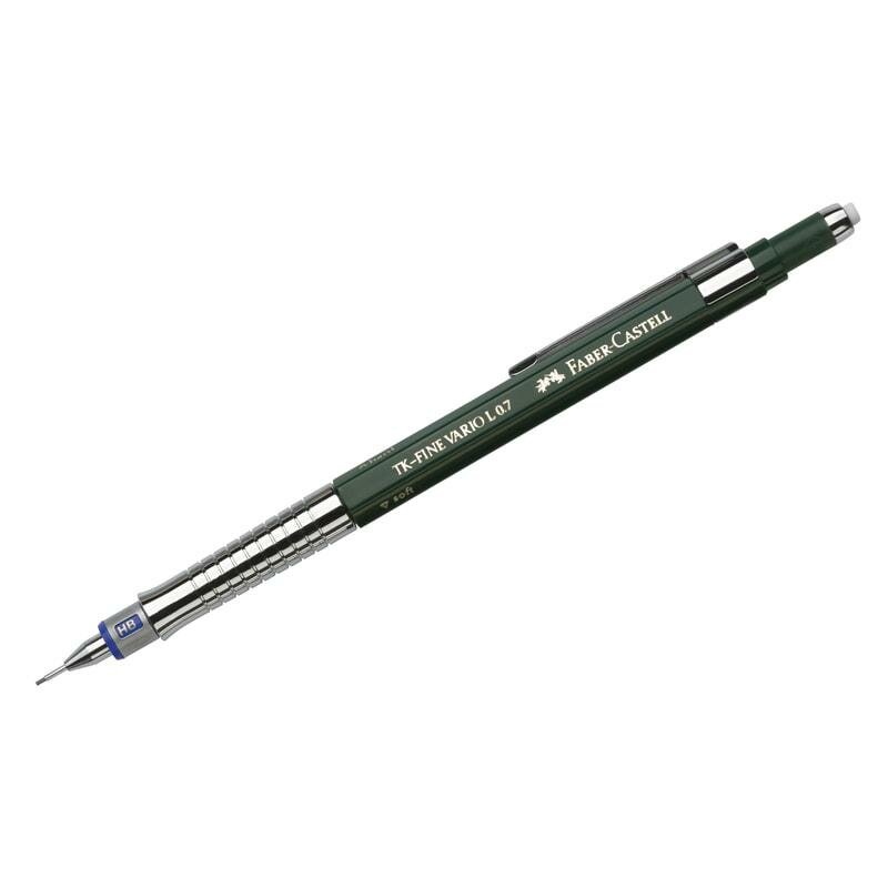 Карандаш механический Faber-Castell "TK-Fine Vario L", 0,7мм, с ластиком. 135700