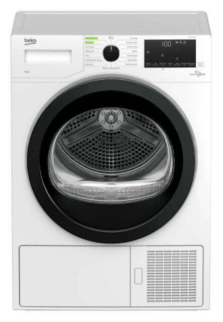 Beko Сушильная машина Beko DF7439SXUV кл.энер.:A+ макс.загр.:7кг белый