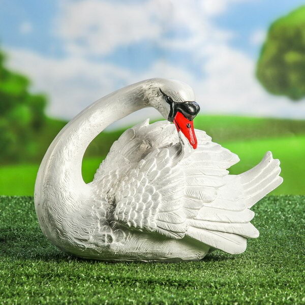 Садовая фигура "Лебедь" средний 30*20*21 см