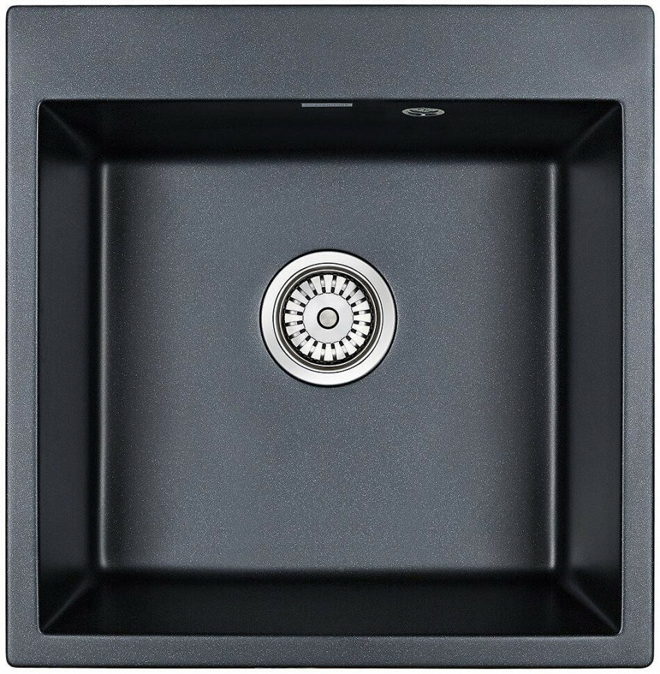 Кухонная мойка Paulmark Praktisch черный металлик PM105152-BLM