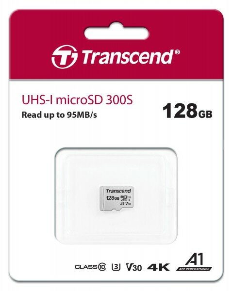 Карта памяти microSD 128GB Transcend microSDXC TS128GUSD300S