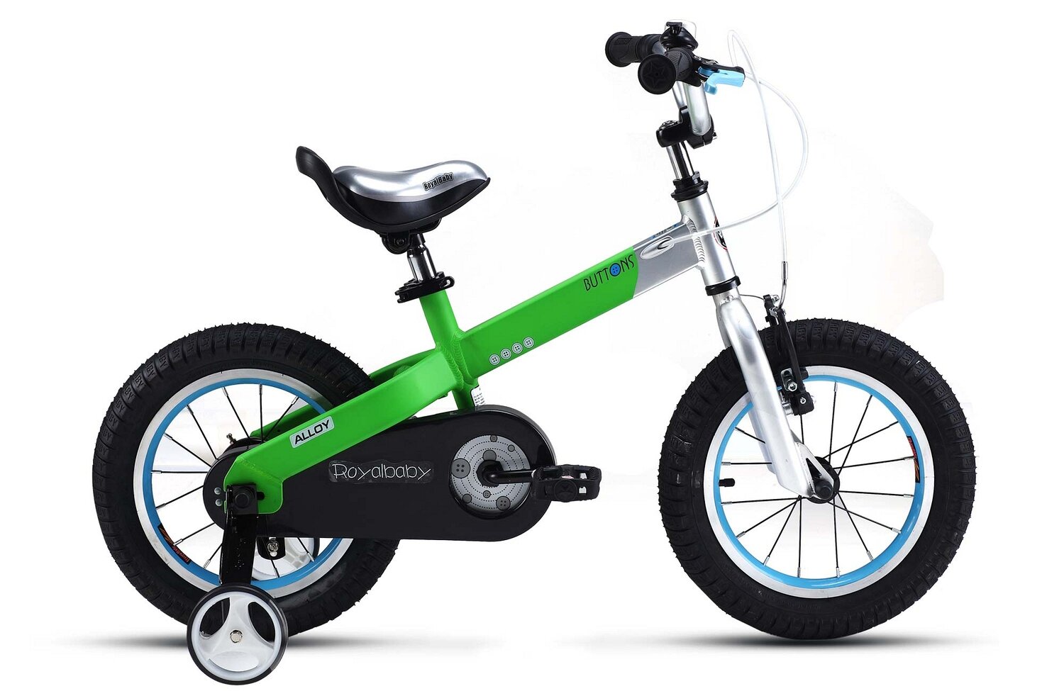Велосипед Royal Baby Buttons Alloy 16" (2020) (Велосипед Royal Baby Buttons Alloy 16", алюминий, RB16-16 Зеленый)