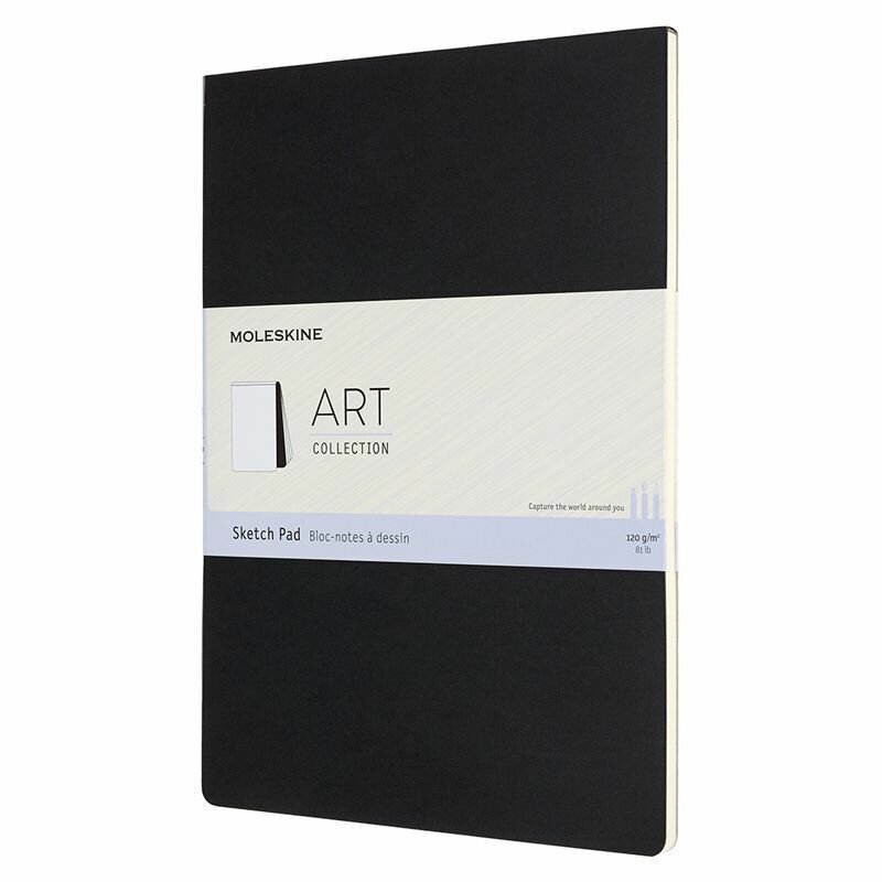 Блокнот для рисования Moleskine Art Soft Sketch Pad A4, 88 стр., черный